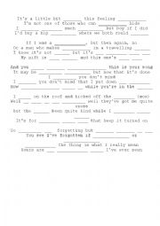 Song Worksheet. Elton John - Your Song