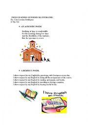 English Worksheet: POETRY. 
