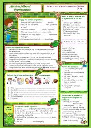 Adjectives followed by prepositions (2)