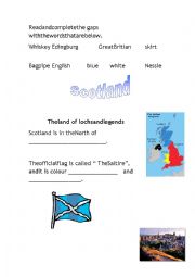 English Worksheet: Scotland