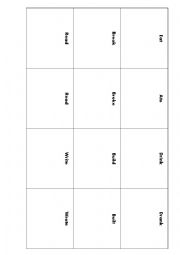 English Worksheet: Irregular verbs flashcards