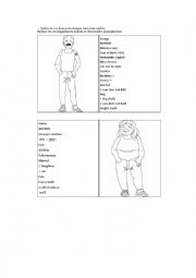 English Worksheet: Introduce Emma and Georges and compare them