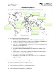 English Worksheet: Fashion around the world worksheet