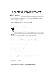 Create a movie - project