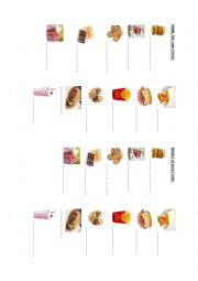 English Worksheet: junk food