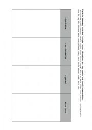 English Worksheet: Introductory verbs - patterns matching