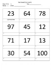 Numbers to Written English Form 