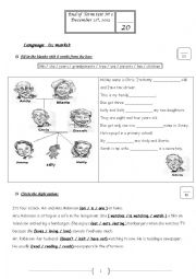 mid-term test N1 ( 7th formers)