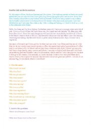 English Worksheet: READING - klaus, jenny and fernando