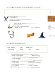 English Worksheet: Body parts of the animals