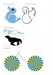 English Worksheet: Two pictures in one