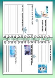 English Worksheet: FROZEN