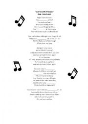 English Worksheet: Just give me a reason