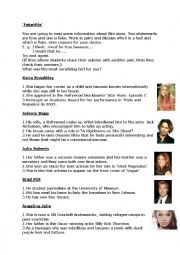English Worksheet: Faketfile