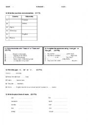 English Worksheet: quiz