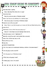 English Worksheet: PHONE CONVERSATION 4 /Concert