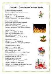 English Worksheet: Tom Petty - Christmas all over again