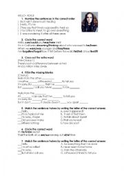 English Worksheet: SONG ADELE