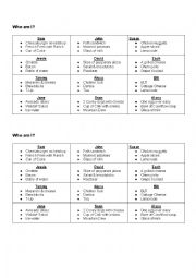 English Worksheet: Who am I?  (Food)