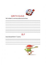 English Worksheet: CHRISTMAS THINGS