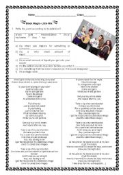 English Worksheet: Black Magic by Little Mix