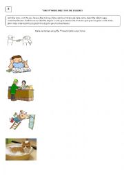 English Worksheet: PRESENT CONTINUOUS TENSE