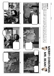 English Worksheet: Merry Christmas, Mr. Bean! (Part 1)