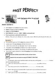 English Worksheet: Past Perfect
