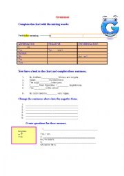 English Worksheet: To be