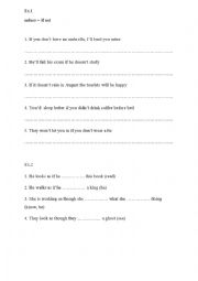 English Worksheet: Unless