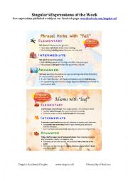 Expressions of the Week: Phrasal Verbs and Idioms