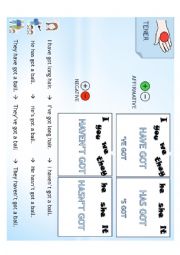 English Worksheet: Have got affirmative - negative