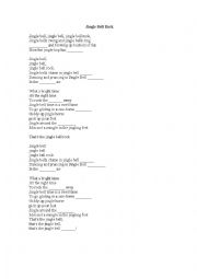 Jingle Bell Rock. Fill in the gaps - ESL worksheet by pia23_