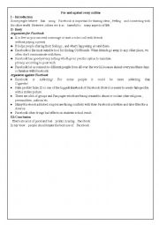 English Worksheet: writing