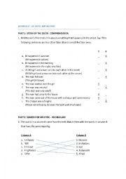 English Worksheet: Dr Jeckly and Mr Hyde