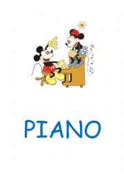 English Worksheet: Fun with Disney! Instruments