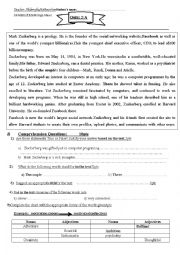 English Worksheet: Bac Mid term Quiz 