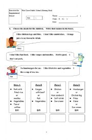 English Worksheet: English