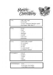 English Worksheet: Christmas Mystery Gift
