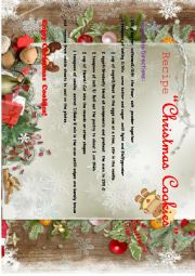 Christmas Menu