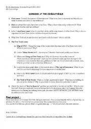 English Worksheet: Scorsese exhibit