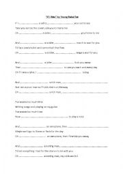 English Worksheet: Song for practising Conditional II