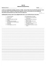 English Worksheet: IELTS and Essay writing with Speaking Final