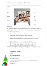 English Worksheet: MODERN FAMILY 3x10