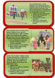 English Worksheet: Christmas Reading and Writing Comprehension worksheet