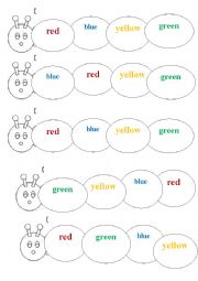 English Worksheet: Caterpiller