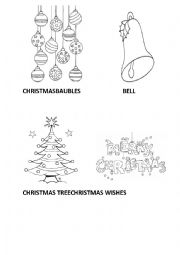 English Worksheet: Christmas vocabulary 