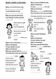 English Worksheet: Merry Christmas Day