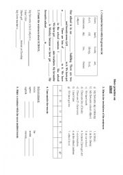 English Worksheet: School