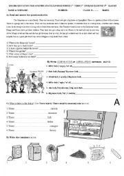 English Worksheet: new test AAAA